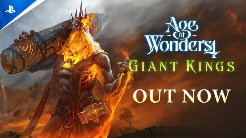 Age of Wonders 4 - Giant Kings Launch Trailer | PS5 Games