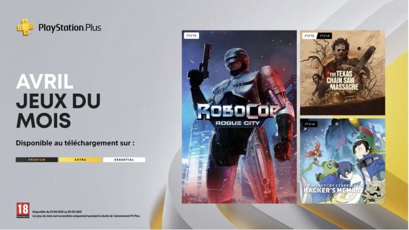 Jeux du mois d'avril