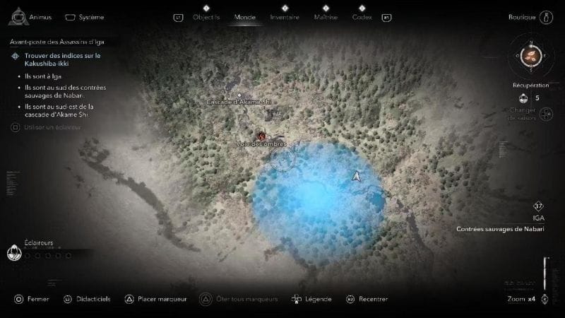 Assassin's Creed Shadows Avant-poste des assassins d'Iga Histoire Naoe emplacement /Localisation
