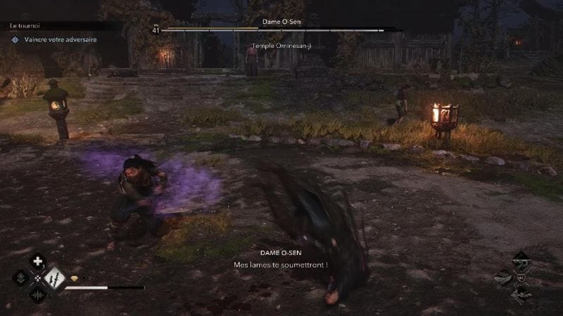 Assassin's Creed Shadows 4ème COMBAT contre Dame O-sen Tournoi