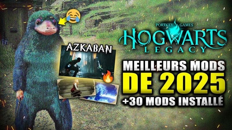 J'ai INSTALLÉ +30 Mods sur Howarts Legacy (Meilleurs Mods 2025 !) AZKABAN, Transformation, Donjon,..