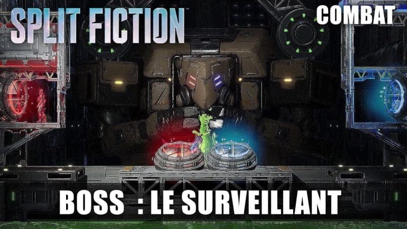 Split Fiction : Combat de BOSS - Le Surveillant (Chapitre 4) Combat complet Facile