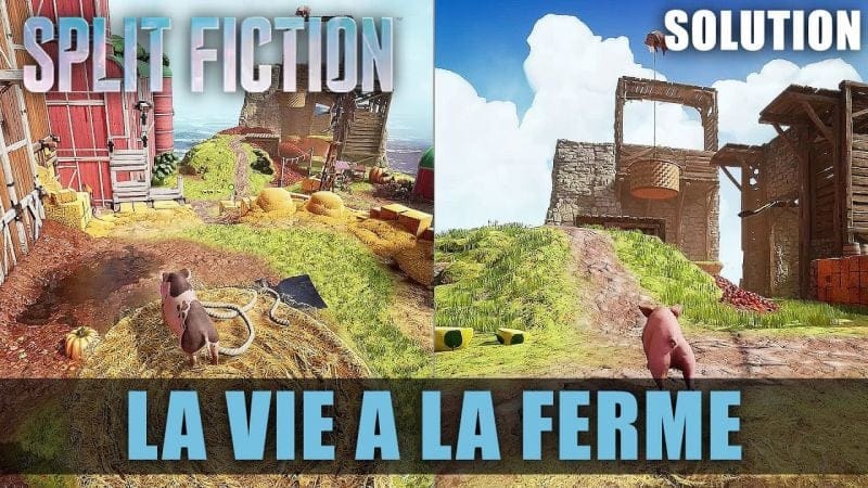 Split Fiction : Solution Complète de la Mission des Cochon (Trouver les Pommes) La Vie à la Ferme