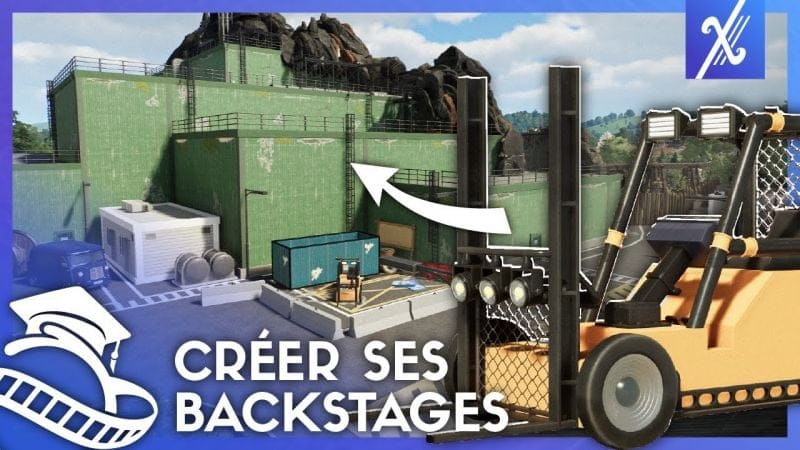 🎓 TUTO complet pour créer ses backstages ! | Planet Coaster 2 Academy