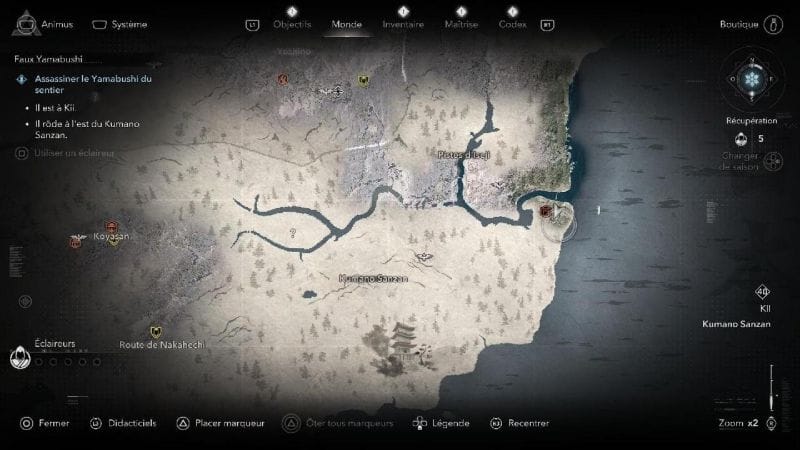 Assassin's Creed Shadows Assassiner le Yamabushi du Sentier Emplacement /Localisation
