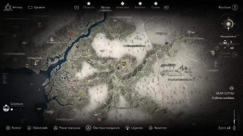 Assassin's Creed Shadows Le donneur de quete du TOURNOI GIOJI Emplacement /Localisation