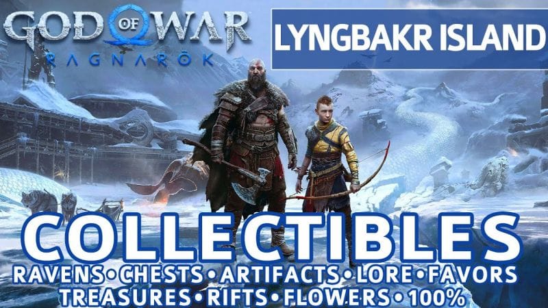 God of War Ragnarok - Lyngbakr Island All Collectible Locations (Chests, Artifacts, Ravens) - 100%