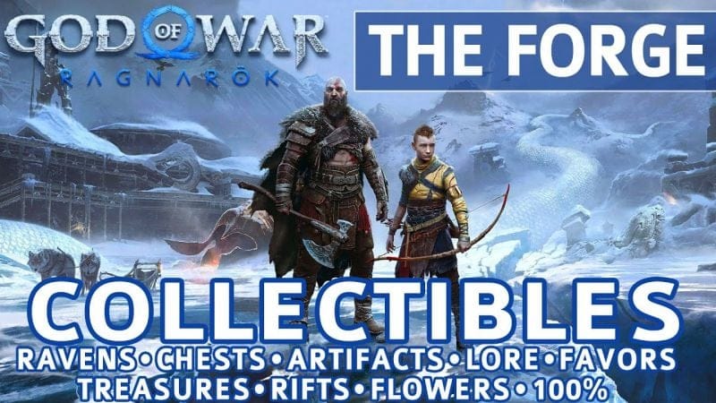 God of War Ragnarok - The Forge All Collectible Locations (Chests, Artifacts, Ravens, Lore) - 100%