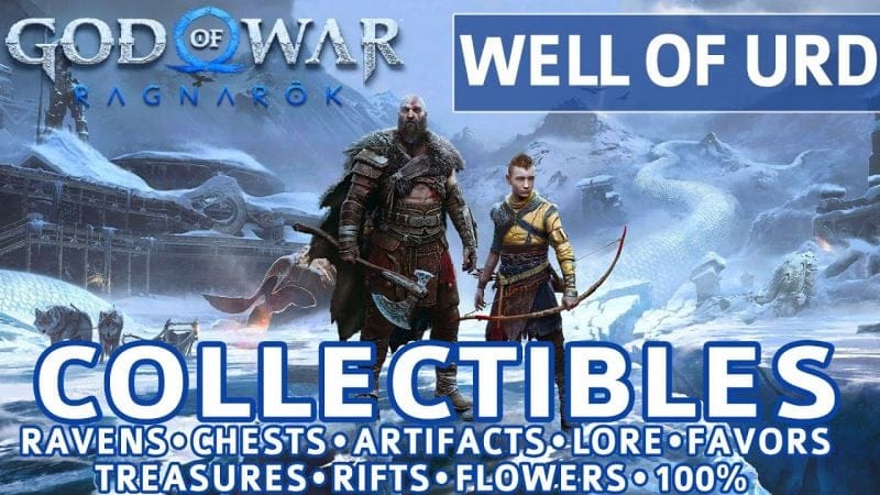 God of War Ragnarok - Well of Urd All Collectible Locations (Chests, Artifacts, Ravens) - 100%