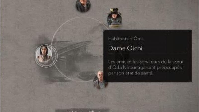 Assassin's Creed Shadows Quete la roue tourne avec Dame Oichi Emplacement /Localisation