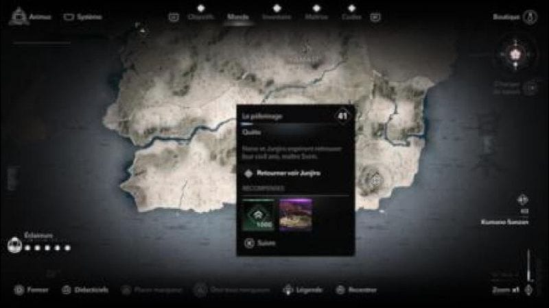 Assassin's Creed Shadows Quete Secondaire Le pélerinage Emplacement /Localisation