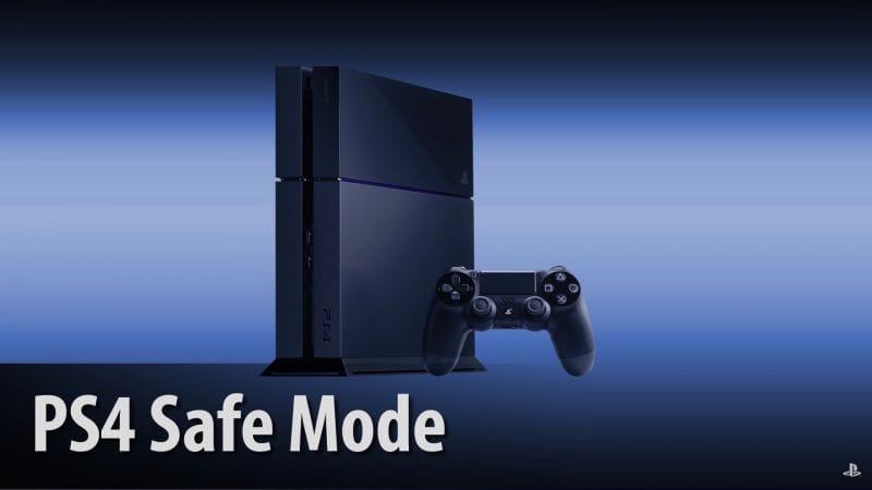 Comment démarrer la PlayStation 4 en mode sans échec ? | Geeks and Com'