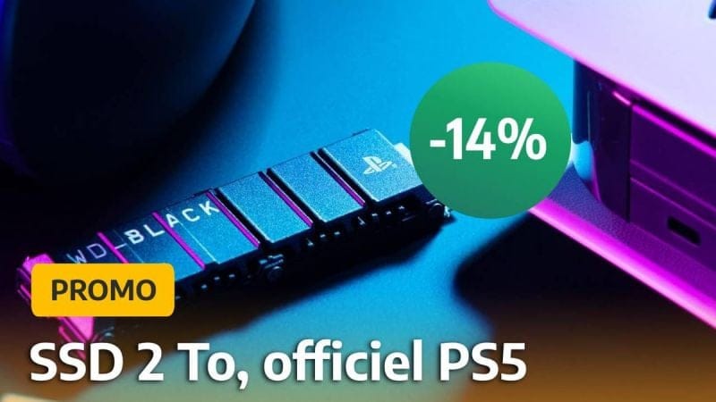 SN850P : le SSD officiel PS5, validé par Sony, profite d'une rare promotion aujourd'hui sur Amazon