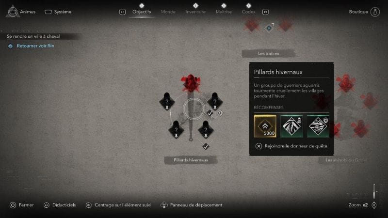 Assassin's Creed Shadows les changement de saison pour les pillards hivernaux