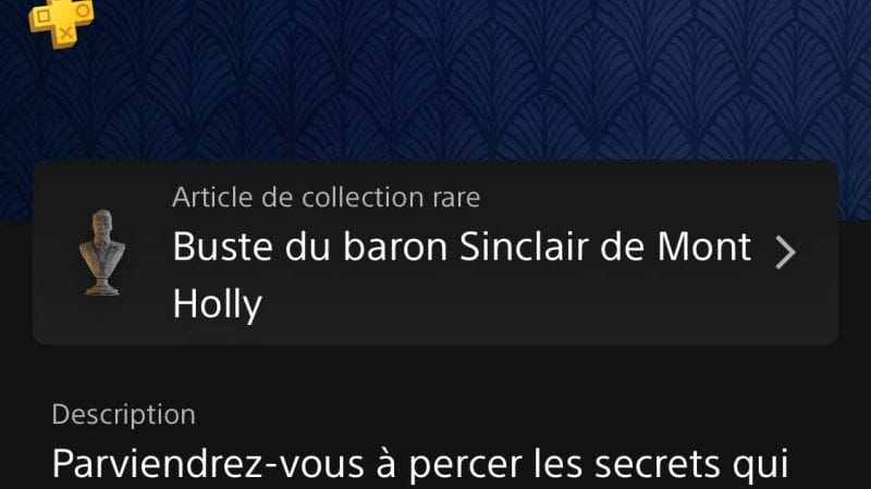 Un buste sur Blue Prince cool