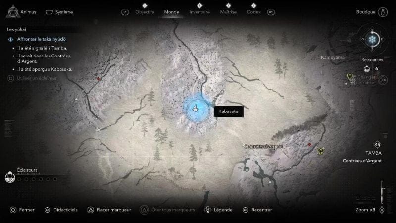 Assassin's Creed Shadows Assassiner Taka-Niudo Yokai emplacement /Localisation