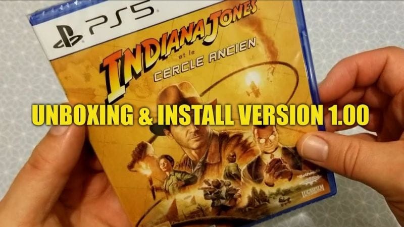 UNBOXING & INSTALL OFFLINE INDIANA JONES PS5 (AND THE GREAT CIRCLE)