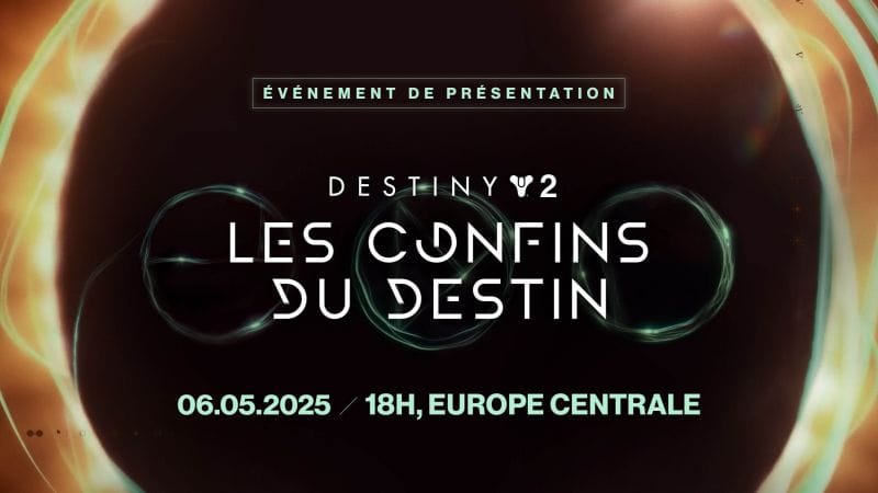 GEEKNPLAY - Destiny 2 - Bungie dévoilera l’avenir du jeu le 6 mai 2025 dans Les Confins du Destin