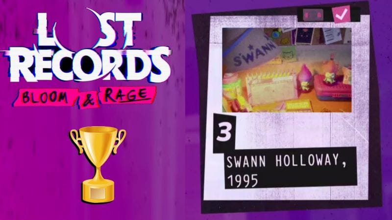 TOUTES LES MÉMOIRES / COLLECTIBLES 9/9 SCÈNE 3 SWANN HOLLOWAY 1995 - LOST RECORDS BLOOM AND RAGE