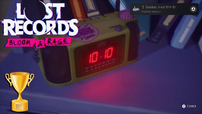 GORDON IL EST 10 h 10 Regardez le réveil  TROPHÉE  - LOST RECORDS BLOOM AND RAGE