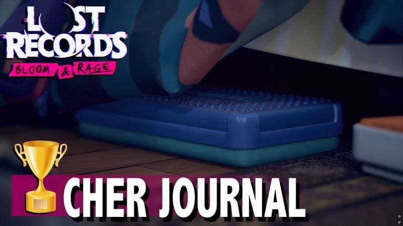 CHER JOURNAL - EXAMINEZ TOUS LES OBJETS DU COIN SECRET DE SWANN TROPHÉE  LOST RECORDS BLOOM AND RAGE