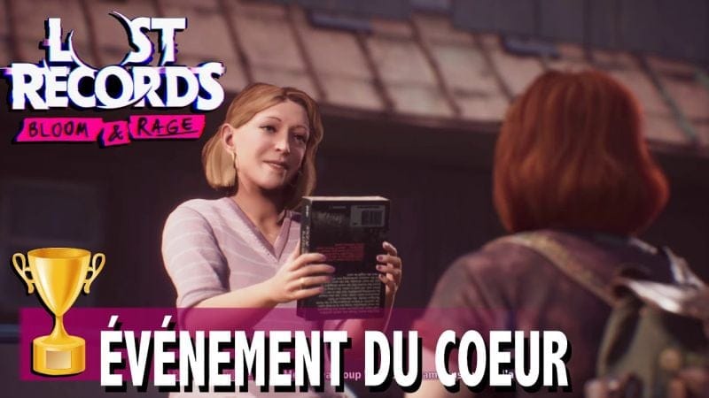 ÉVÉNEMENT DU COEUR - TROUVER LE LIVRE DE PAM - TROPHÉE  LOST RECORDS BLOOM AND RAGE