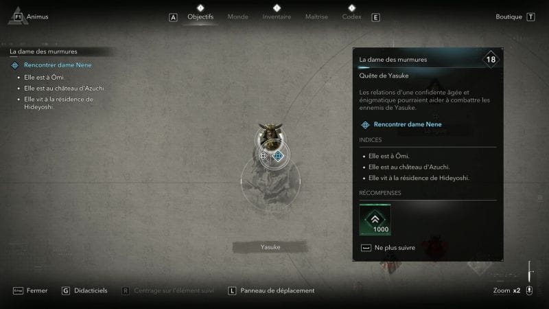La dame des murmures | Soluce Assassin's Creed Shadows