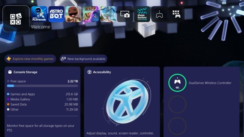 PS5 : les thèmes rétro (PS1, PS2, PS3, PS4) sont de retour aujourd'hui