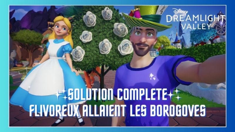 FLIVOREUX ALLAIENT LES BOROGOVES ➡️ SOLUCE QUETE COMPLETE ET TROUVER FACILEMENT LE JABBERWOCK