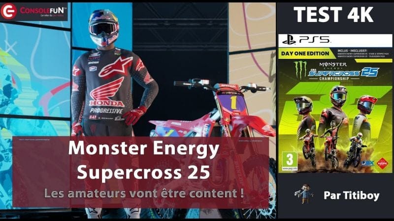 🏁 [TEST 4K] MONSTER ENERGY SUPERCROSS 25 : Le roi de la boue est-il de retour ? 🏁🔥