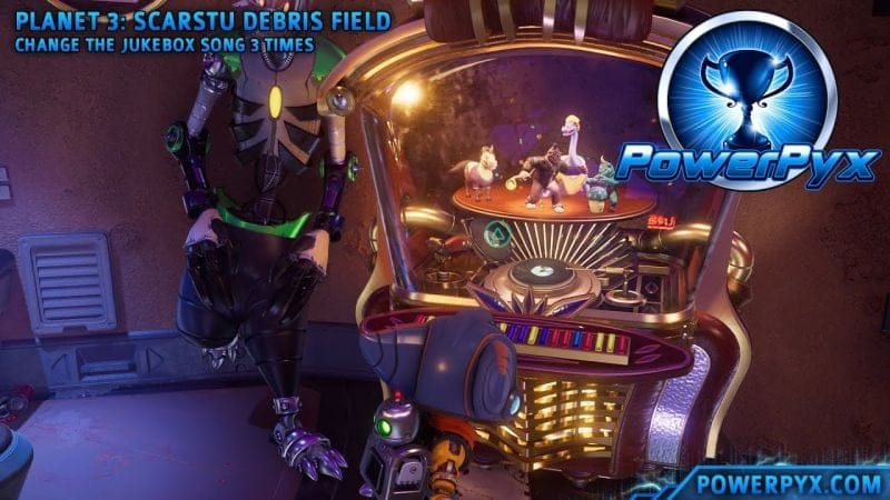 Ratchet & Clank Rift Apart - Hey Lombax DJ Trophy Guide (Zurkie's Jukebox Location)