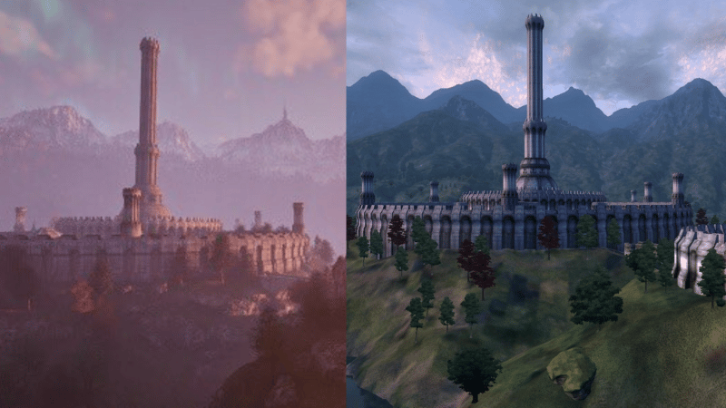 Morrowind et Skyrim capitalisent sur le succès de The Elder Scrolls IV: Oblivion Remastered