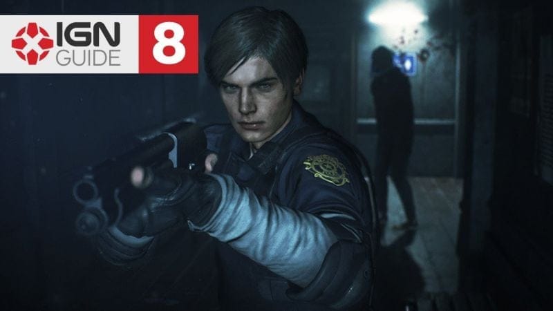 Resident Evil 2 Remake Walkthrough - Parking Garage and Police Station (Part 8)