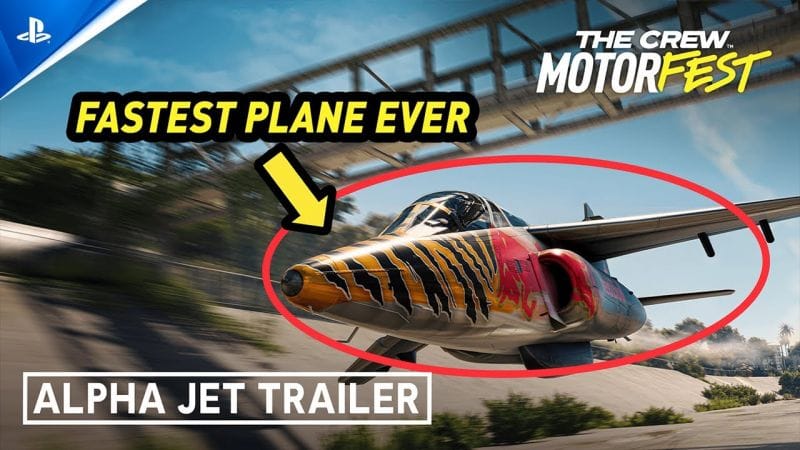 The Crew Motorfest - Alpha Jet Trailer (feat. Red Bull) | PS5 & PS4 Games