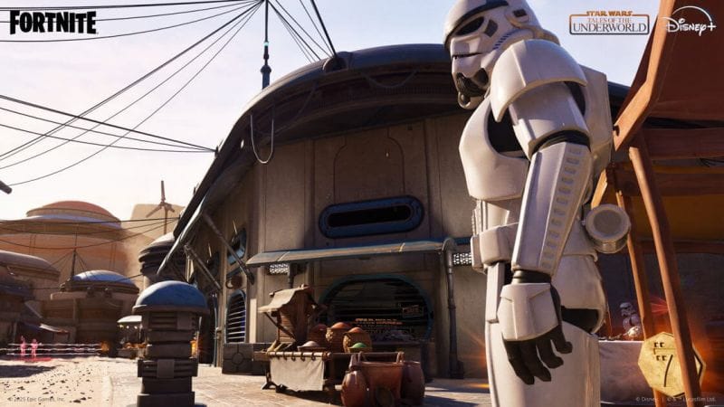 GEEKNPLAY - Fortnite x Star Wars - Une Saison Galactique débarque avec Dark Jar Jar, l’Étoile Noire et une Watch Party Disney+ inédite