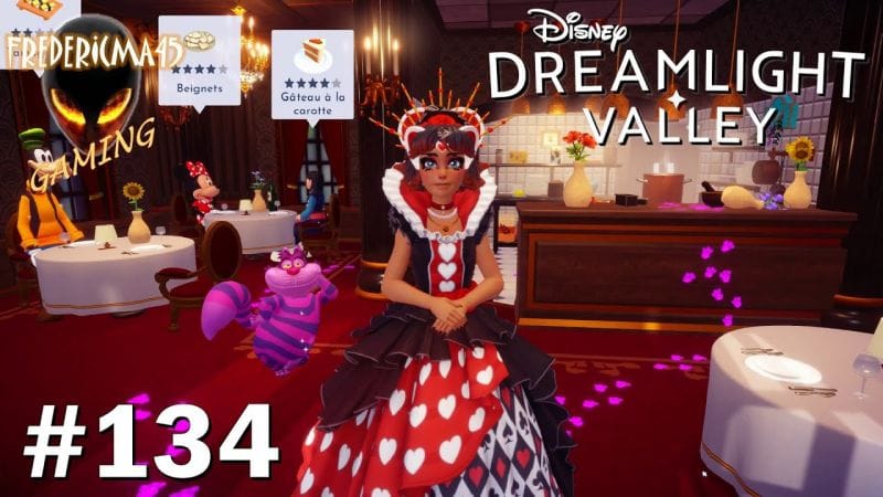 Disney Dreamlight Valley [FR] Chat de Cheshire - Quête n°2 : Chaos en Cuisine #134