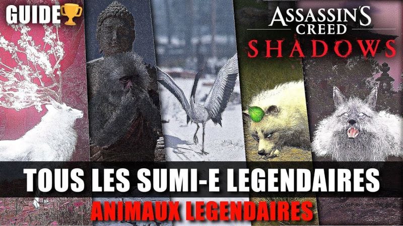 Assassin's Creed Shadows : TOUS LES SUMI-E LEGENDAIRE (Œuvres d'exception 🏆) Guide Animaux