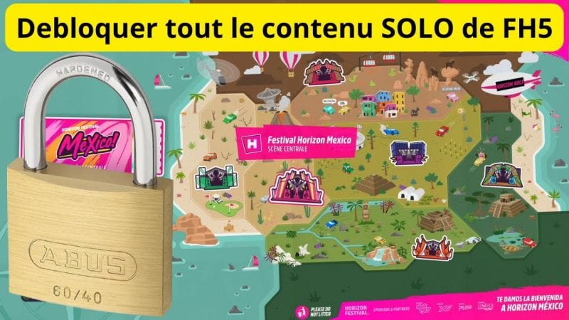 Débloquer les courses sur route, terre, cross-country, de rue, duel nocturne & coups de pub. #fh5