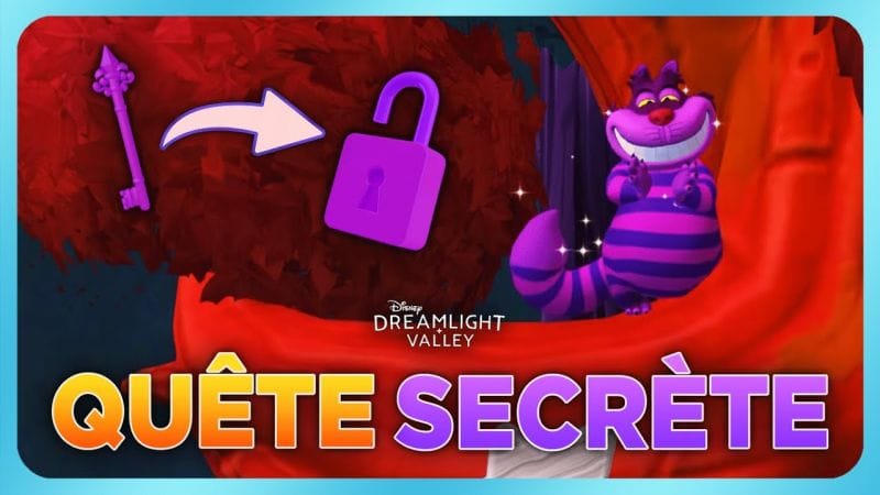 QUÊTE SECRÈTE - ROYAUME ALICE 🗝️💜🔒