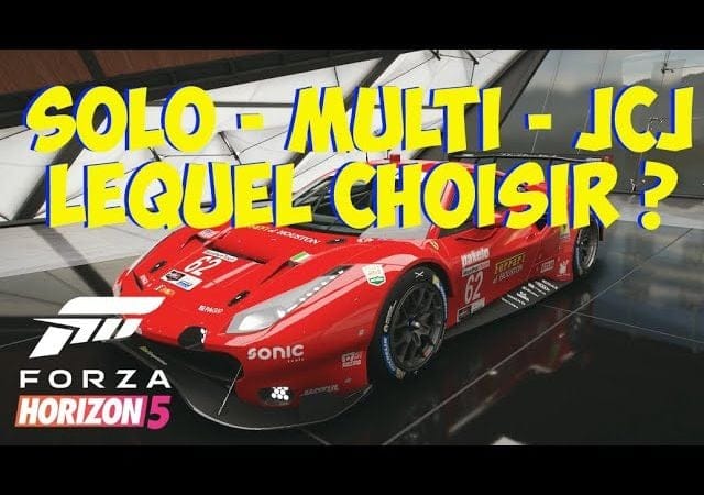 Jouer en solo ou COOP plus efficace - Forza PS5