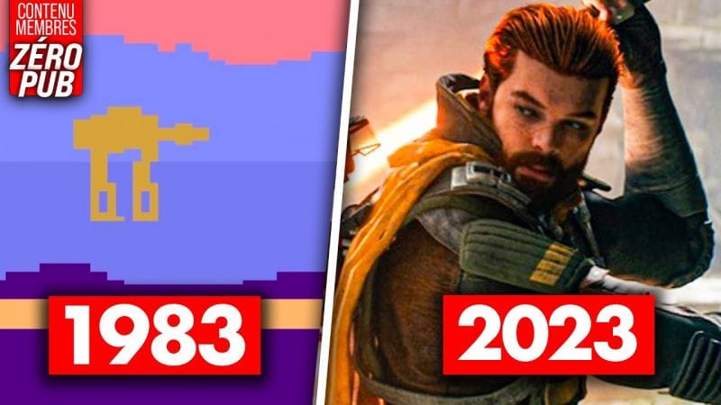 STAR WARS : 40 ANS de jeux vidéo résumé en 10 MINUTES 💥 Comment on passe de ÇA à ÇA ?