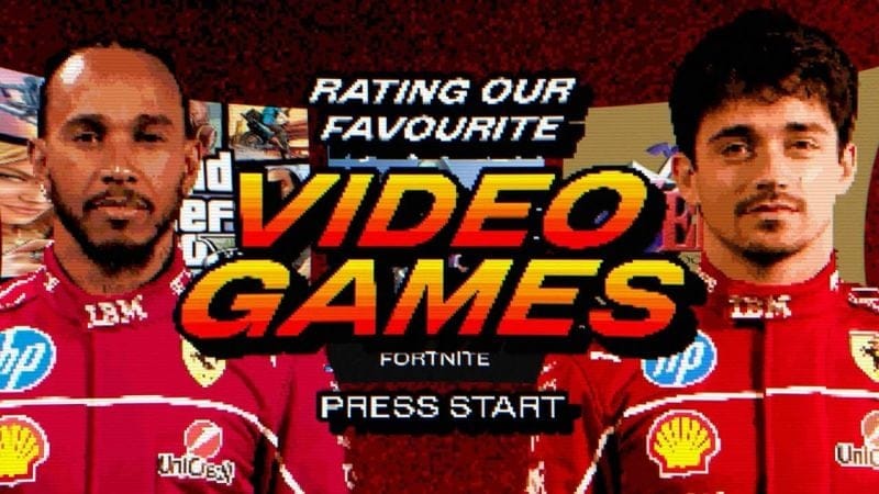 Lewis Hamilton and Charles Leclerc Rate Classic Video Games!