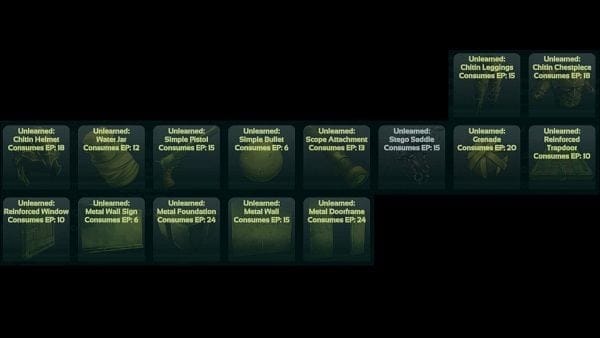 Engrams niveau 30