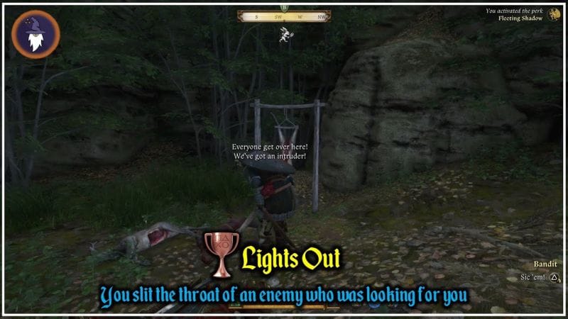 KINGDOM COME DELIVERANCE 2 | TROPHY - LIGHTS OUT [You slit the throat of a foe who was finding you]