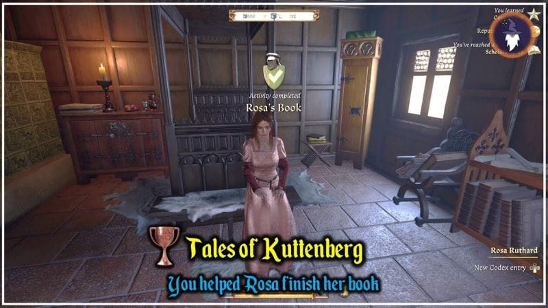 KINGDOM COME DELIVERANCE 2 | TROPHY - TALES OF KUTTENBERG [You helped Rosa finish her book]