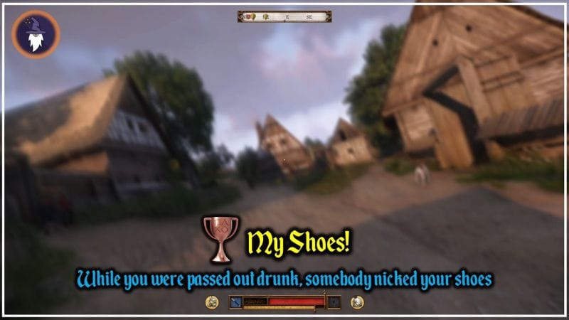 KINGDOM COME DELIVERANCE 2 | TROPHY - MY SHOES! [While you passed out drunk, your shoes were nicked]