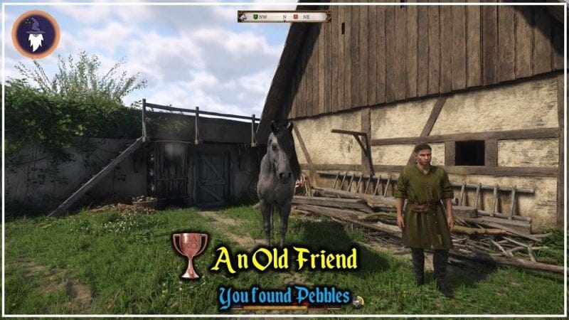 KINGDOM COME DELIVERANCE 2 | HOW TO GET A FREE HORSE - TROPHY - AN OLD FRIEND [You found Pebbles]