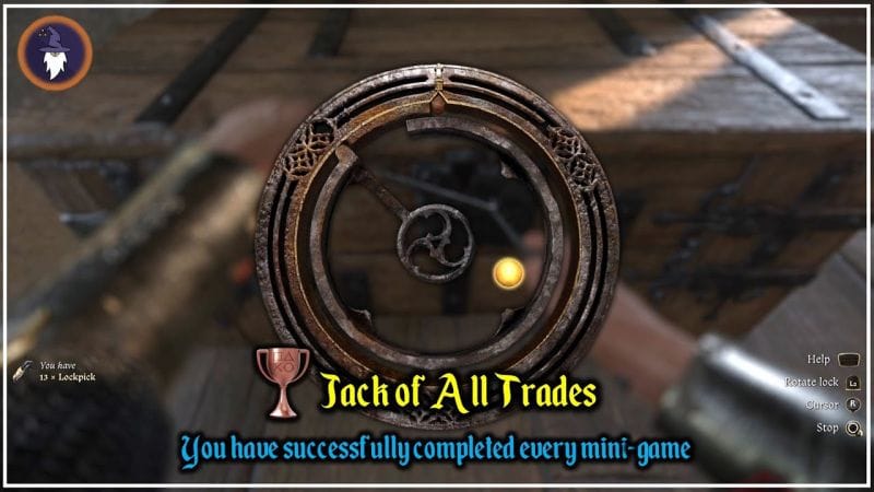 KINGDOM COME DELIVERANCE 2 | TROPHY - JACK OF ALL TRADES [You have completed all 6 mini-game]