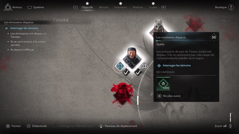 Les émissaires disparus | Soluce Assassin's Creed Shadows