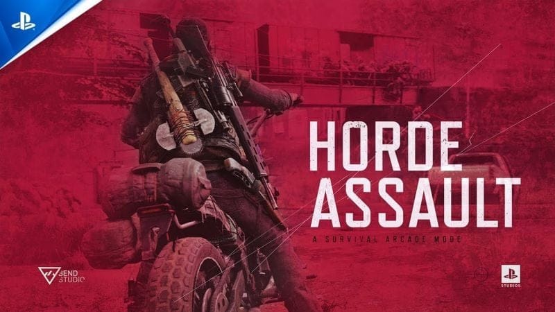 Days Gone Remastered - Trailer du mode Assaut de Horde - 4K | PS5